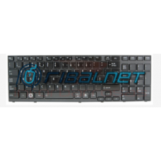 Teclado PT TOSHIBA Black with FRAME Glossy 